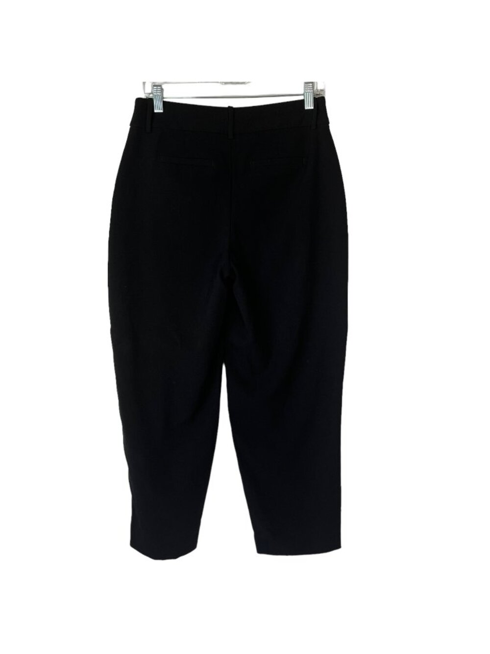A New Day Cropped Dress Pants‎ Womens Size 4 Black Straight Leg
